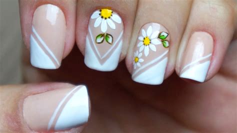 Unhas Francesinha Decoradas Flor