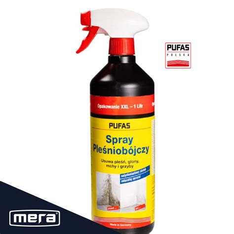 Pufas spray pleśniobójczy grzybobójczy XXL 1L Kup teraz MERA Sklep