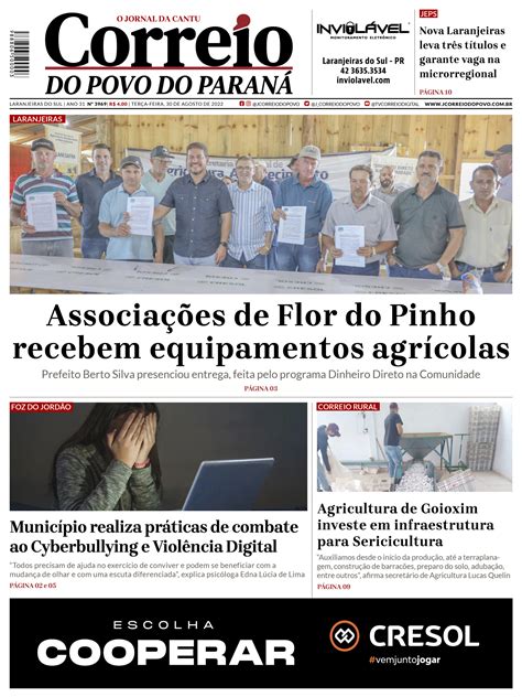 Impresso Jornal Correio Do Povo