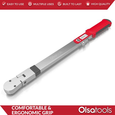 Olsa Tools Split Beam Torque Wrench 1 2 Inch Drive 4 Accuracy 50 250 Ft Lb Torque Range