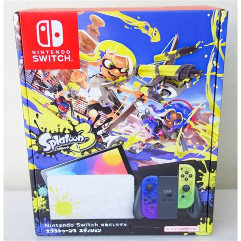 任天堂 Nintendo Switch 有機elモデル スプラトゥーン3エディション Heg S Kcaaa ニンテンドー スイッチ本体 新品