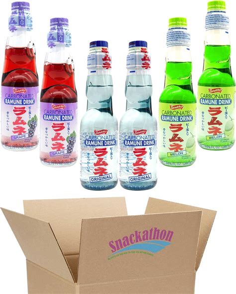 Ramune Refresco Japon S Paquete Variado Original Uva Mel N