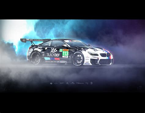 Blackdef Bmw M6 Gt3 Livery And Artwork Behance