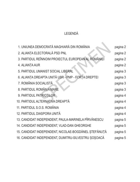 Alegeri europarlamentare 2024 Ordinea partidelor și a candidaților