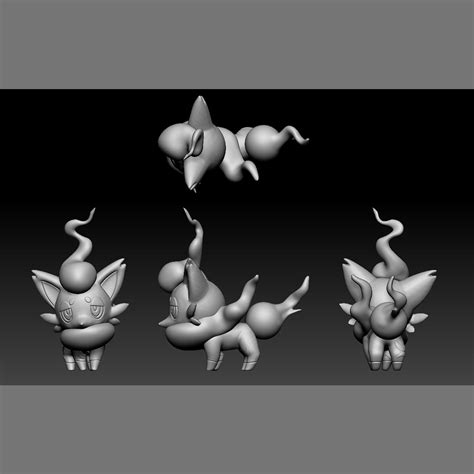 Archivo STL Pokemon Hisuian Zorua ZoroarkPlan de impresión en 3D para