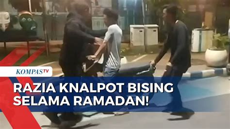 Bising Buat Masyarakat Resah Polres Jombang Jaring Ratusan Motor