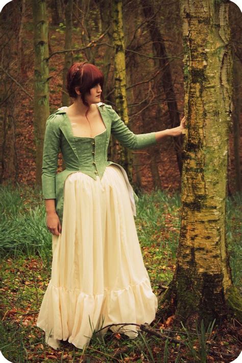 Green Hooded Caraco | Victorian dress, Dress, Tulle skirt