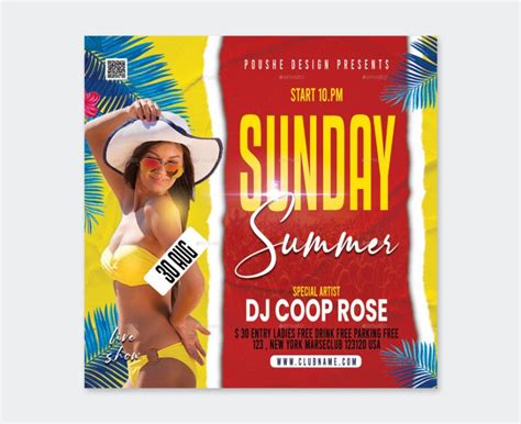 10 New Best Summer Party Flyer Templates Psd • Psd Design