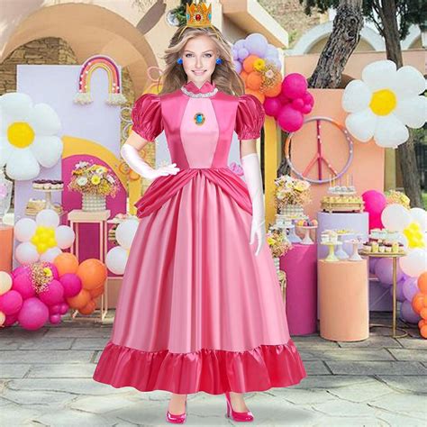 Adult Princess Peach Costume