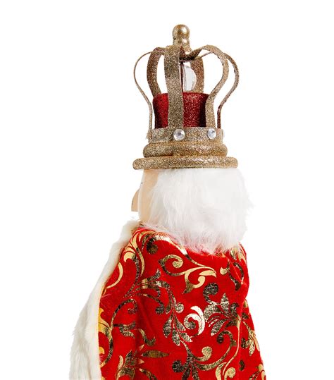 Gisela Graham Multi Wooden King Nutcracker Harrods Uk