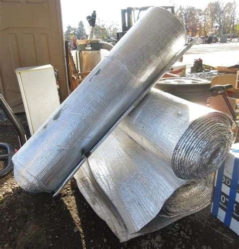 (3) Large rolls of insulation, good - Albrecht Auction Service