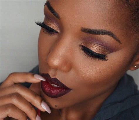 8 Eyeshadow Ideas For Black Women Makeup Tutorials Dark Skin Makeup