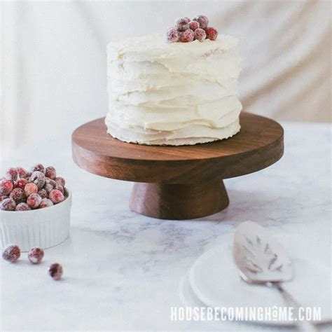 How To Make A Wood Cake Stand House Becoming Home