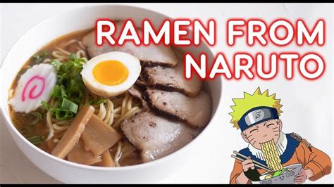 Ramen From Naruto With An Egg On Top