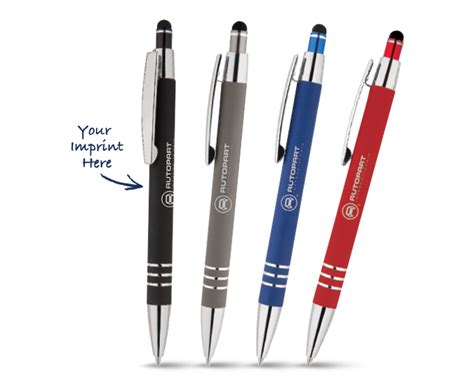 Celena Stylus Soft Touch Pen Metal Pens Myron Promotional Products