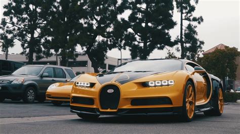 The Bugatti Chiron Hellbee At Moulin Newport Beach Youtube