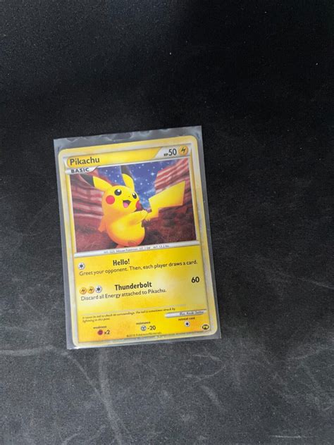 Pokemon Card World Collection English Pikachu Pw Holo Promo Values