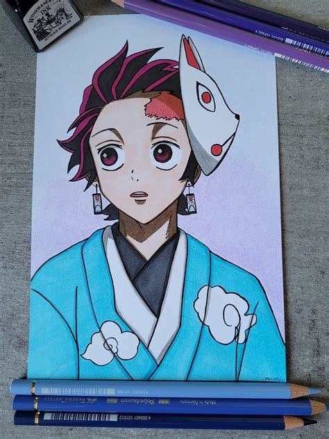 Tanjiro Kamado fanart : r/KimetsuNoYaiba