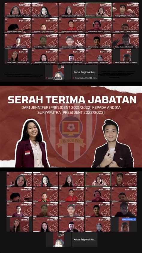 SERAH TERIMA JABATAN PENGURUS PERIODE 2021 2022 DAN 2022 2023 Futsal