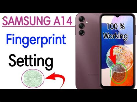 How To Set Display Fingerprint Lock In Samsung A Mobile Samsung A