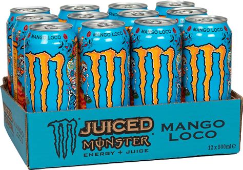 Monster Energy Juiced Mango Loco 12 X 500 Ml What Sup