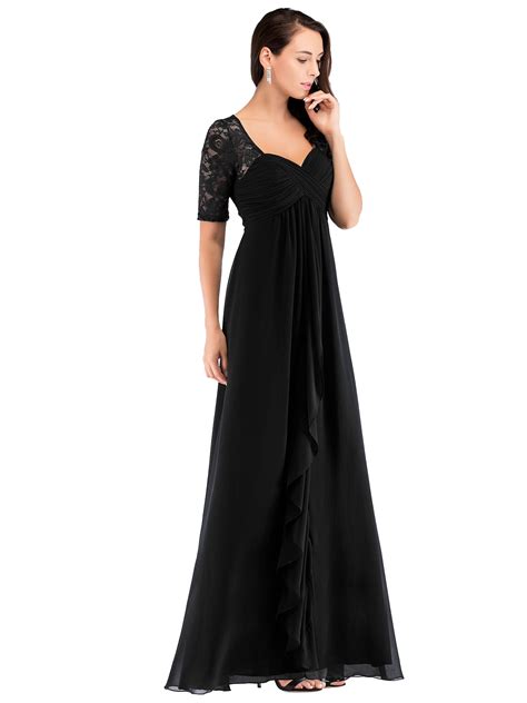 Ever Pretty Us Half Sleeve Formal Evening Gowns Plus Size Mother Of