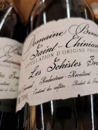 Domaine Benoni Les Schistes Bruns Saint Chinian Vivino Us