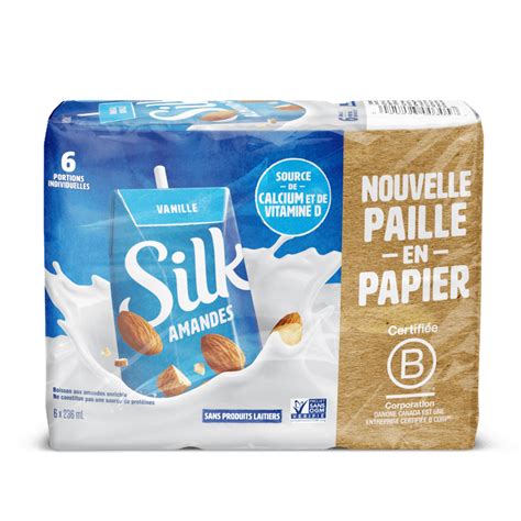 Boisson Aux Amandes Vanille Portions Multiples Silk Canada