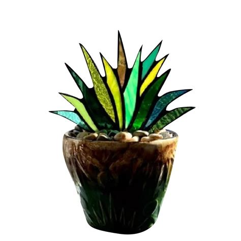 Vikakiooze Home Decor Under 5 Painted Acrylic A For E Potted Plant