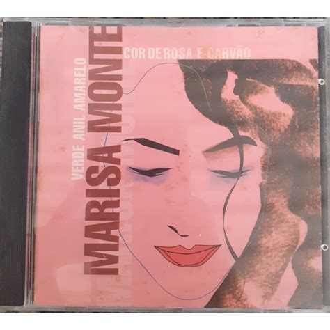 CD Marisa Monte Cor de rosa e carvão Shopee Brasil