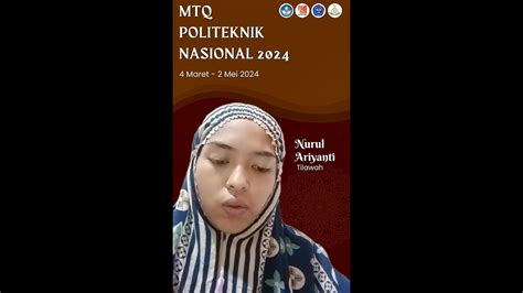 Nurul Ariyanti Tilawah Putri Politeknik Pertanian Negeri Pangkajene