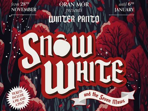 Oran Mor Christmas Panto Snow White And The Seven Maws Our Glasgow