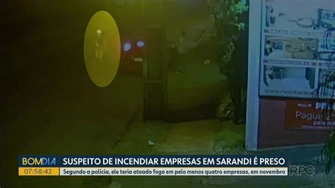 Homem é Preso Suspeito De Incendiar Pelo Menos Quatro Empresas Em