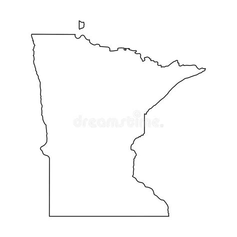 Minnesota Map Clip Art