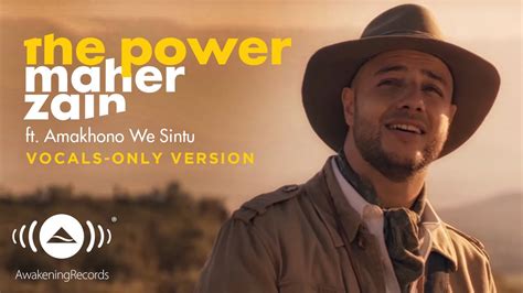 Maher Zain The Power Vocals Only Version بدون موسيقى Official