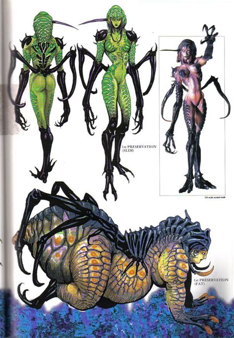 Yasushi Nirasawa Deep Fear Alien Concept Art Creature Design