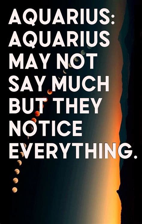 Aquarius The Observant Zodiac Sign