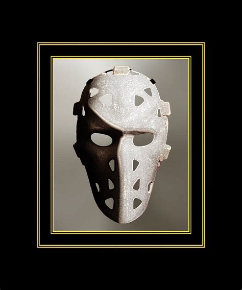 Vintage Sports Hockey Goalie Mask #16 Digital Art by Patricia Keith ...