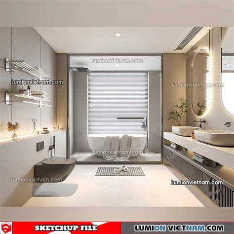 23012023 Bathroom Sketchup Interior Model