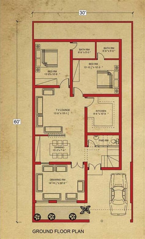 Beautiful Dha Marla House Plan Most Outstanding In