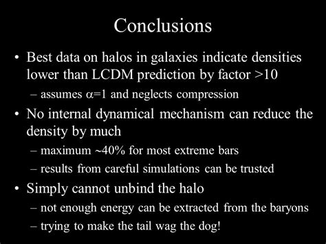 Alternative Gravity Vs Cdm Jerry Sellwood Settling The Argument