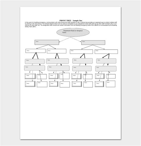 17+ FREE Editable Phone Tree Templates (Word and Excel)