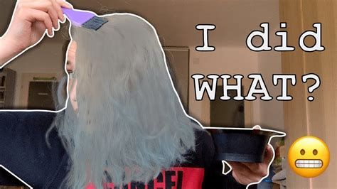 Bleaching My Hair From Blue To Blonde Fail Brad Mondo What Did I Do Wrong Niacho Youtube