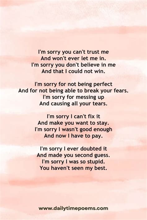 Apology Poems - 10 Poems to Say Sorry to Your Partner