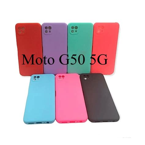 Capa Capinha Case De Silicone Aveludado Colorida Compativel Moto G50 5G