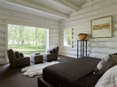 See This Woodsy Cabin Transformed Into A Chic Rustic Residence White