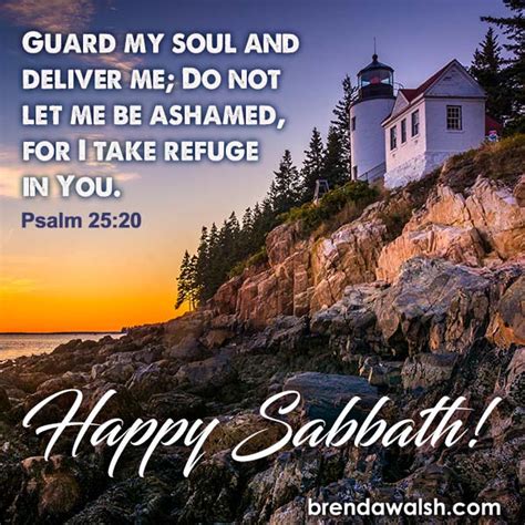 Happy Sabbath Brenda Walsh Scripture Images