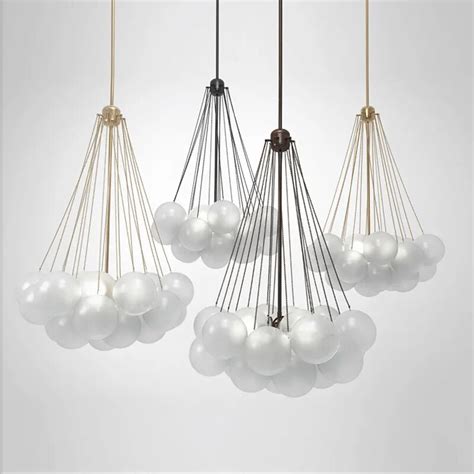 Moderne LED Anh Nger Leuchtet Matt Glas Ball Restaurant Anh Nger Lampe