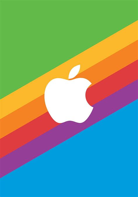 Rainbow Apple Logo Wallpaper