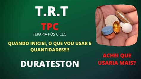 Terapia P S Ciclo Tpc Trt Terapia De Reposi O De Testosterona